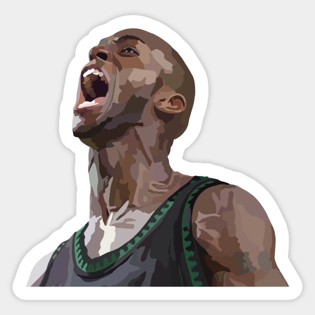 Kevin Garnett | Minnesota Timberwolves Sticker by ActualFactual